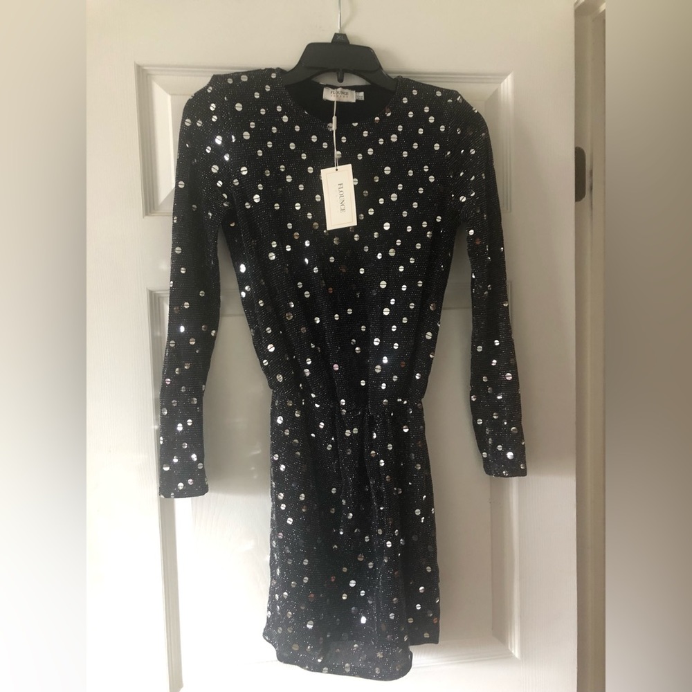 Flounce London Sequin Mini Dress